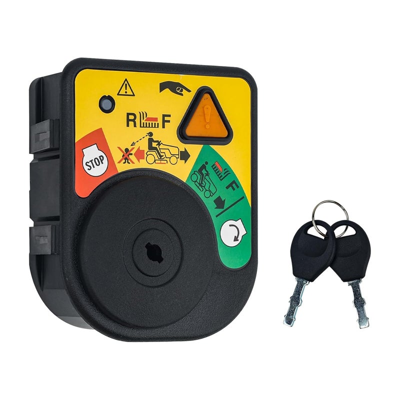 joytrace 725-04227 Ignition Switch with 2 Keys - Compatible with Cub Cadet XT1 XT2, TB30R TB46, Fit Craftsman T1200/T1600 - Replaces 925-06119, 925-04227, 725-06119, Delta 2030-016 - Image 1